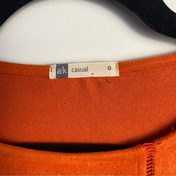 ⚪️ Guararapes Orange Sleeveless Dress - Picture 7 of 7